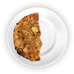 1/2 Fried Onion Pizza 